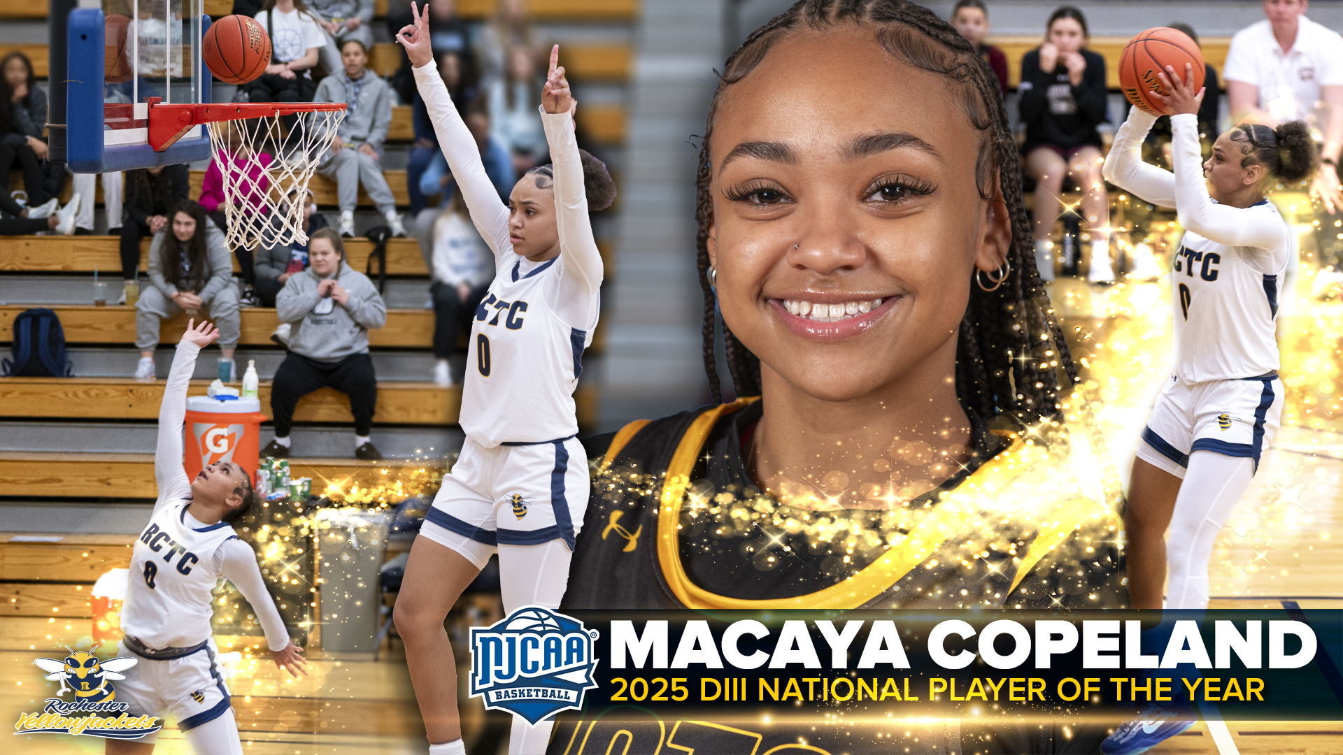 Macaya Copeland 2025 NJCAA DIII Women's Basketball Player of the Year